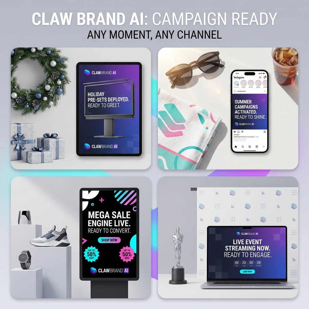 Seasonal campaign-ready template packs