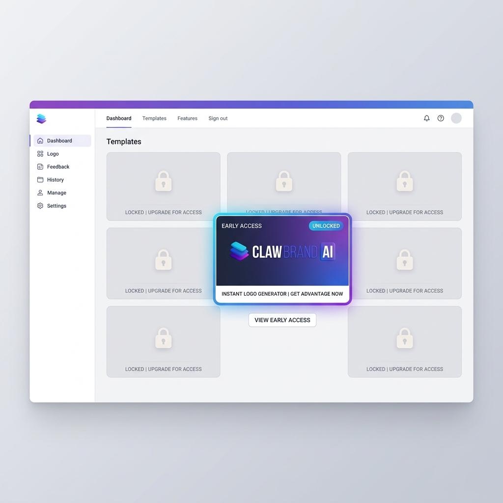 Early access template unlock interface