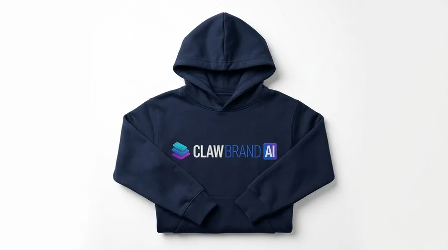 Navy blue premium pullover hoodie