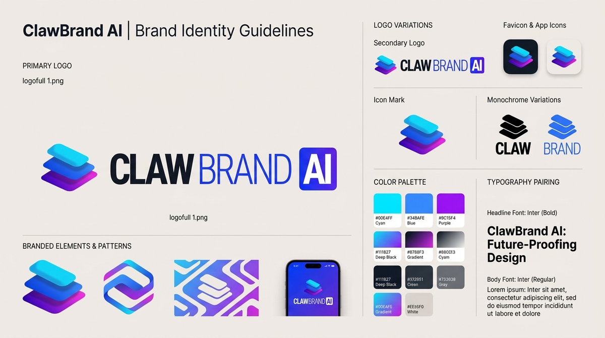 Premium branding identity presentation board mockup