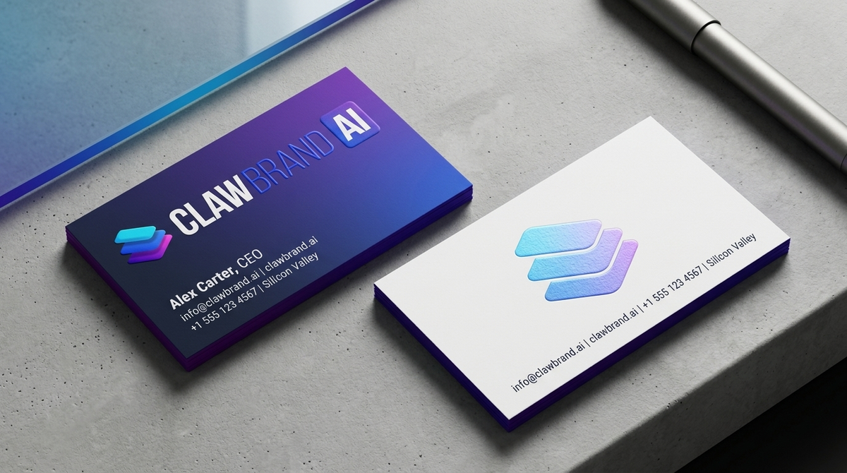Premium business card mockup