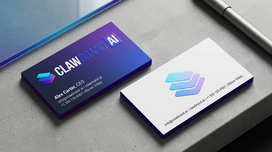 Premium business card mockup