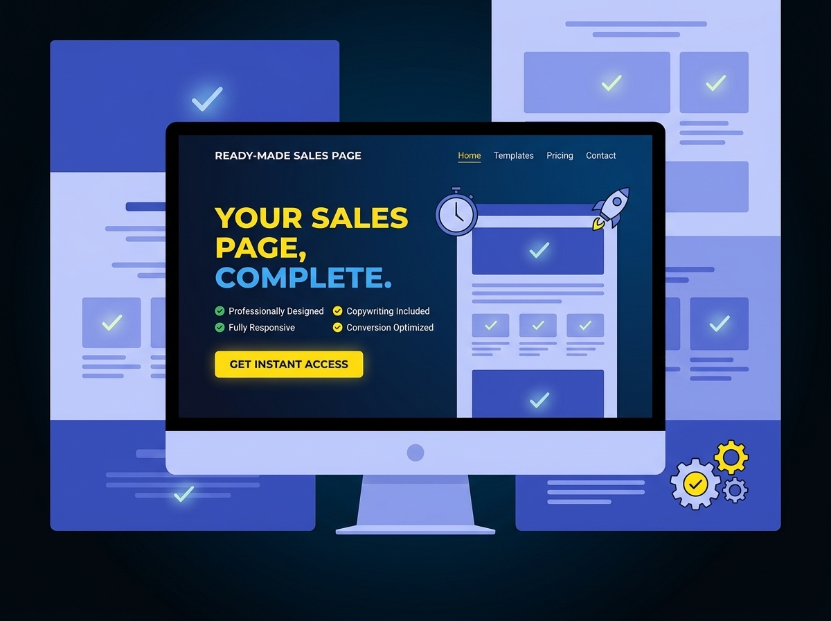Done-for-you editable sales page