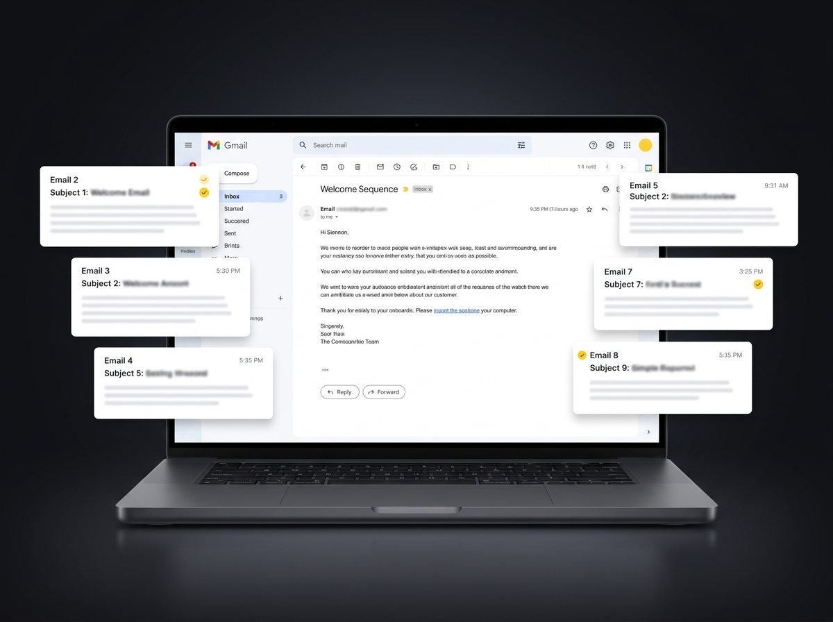 Buyer onboarding emails and activation flows