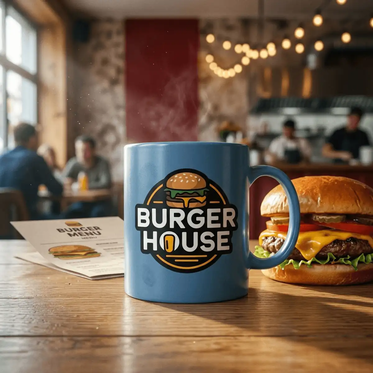 Generated branded merchandise visual