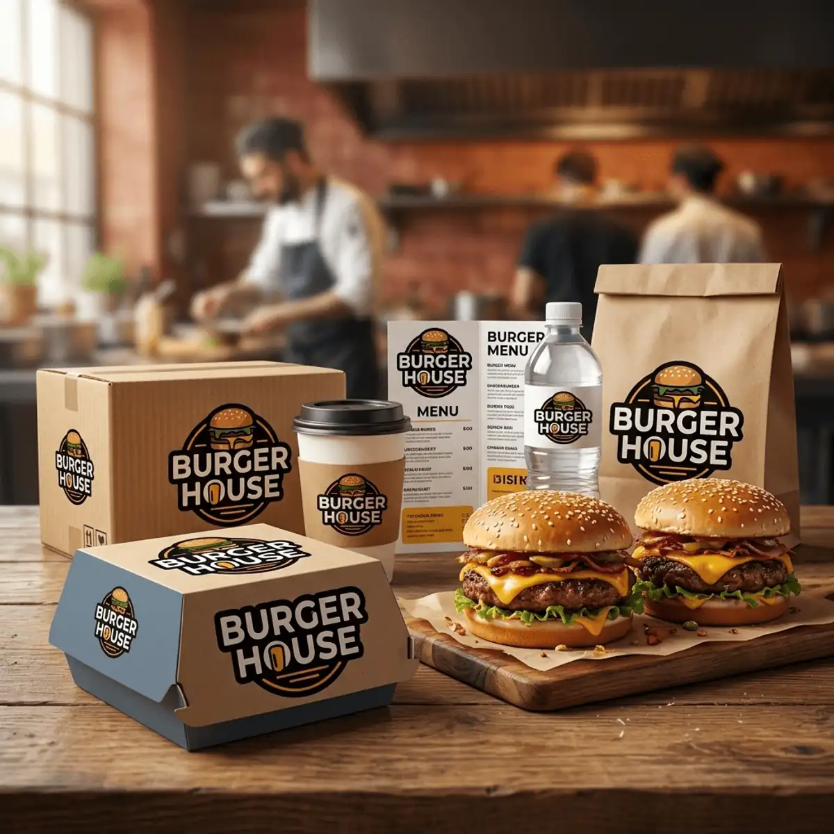 Generated branded product box