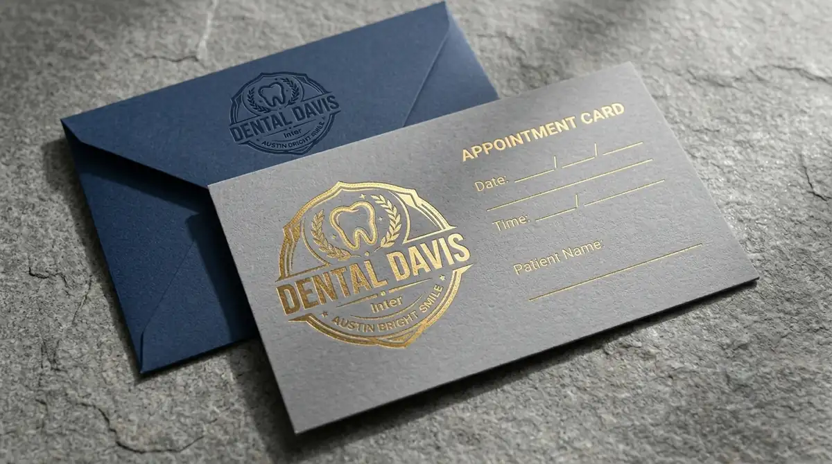 Dental clinic brand mockup