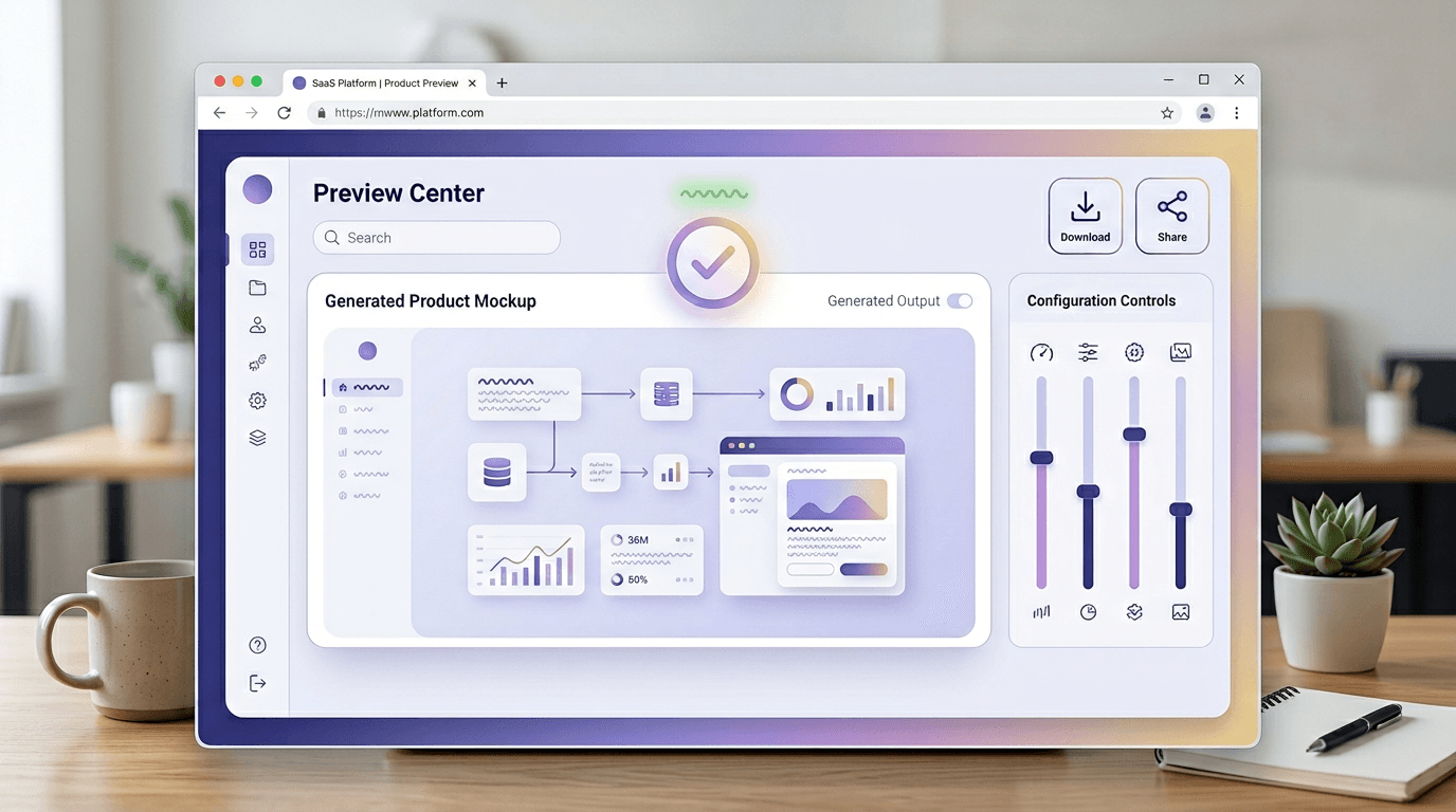Mockup-to-Print Studio